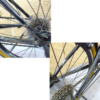 ブルーノ ミニベロ ティアグラ 20インチ クロモリ ブラック tiagra 9×2 BRUNO minivelo ロードバイク 自転車