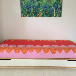 IKEA MANDAL マンダール ベッドフレーム 収納付き ホワイト