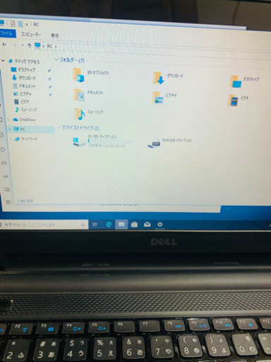 Dell ノートパソコン　win10  pro 64bit HDD1TBメモリ8GB 第四代i3