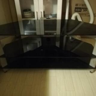 [ガラス] テレビ台 [硝子]　※引取限定