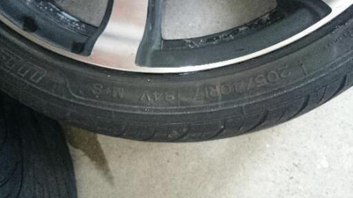 205/40R17 FLAGRADOタイヤ アルミホイール 4本セット　フラグラード