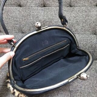 ヴィンテージ　がま口バッグの画像