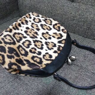 ヴィンテージ　がま口バッグの画像