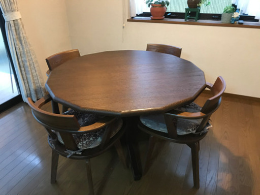 葉山ガーデン　ダイニング5点セット　超美品