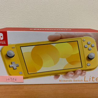 未開封送料無料 ニンテンドースイッチライト イエロー 新品未開封