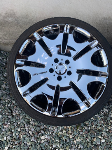 8/23まで　20インチアルミホイール4本新品タイヤ2本