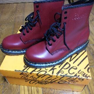 お引取で限定⚫️    ドクターマーチン(27cm)チェリーレッド