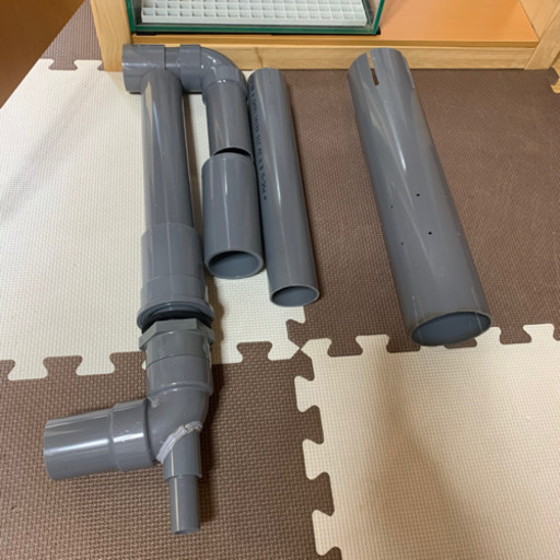 60cmオーバーフロー水槽　キャビネット　配管セット
