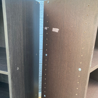 カラーボックス　茶色　３段の画像