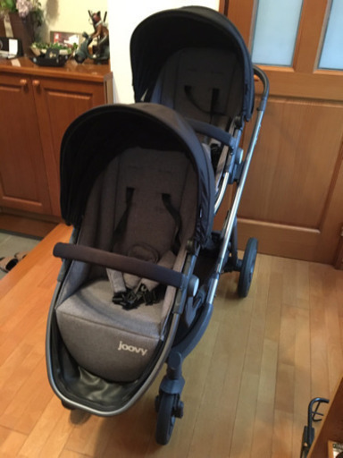 【美品】joovy Qool  2018年式  2人乗り縦型ベビーカー