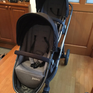 【美品】joovy Qool  2018年式  2人乗り縦型ベビーカー