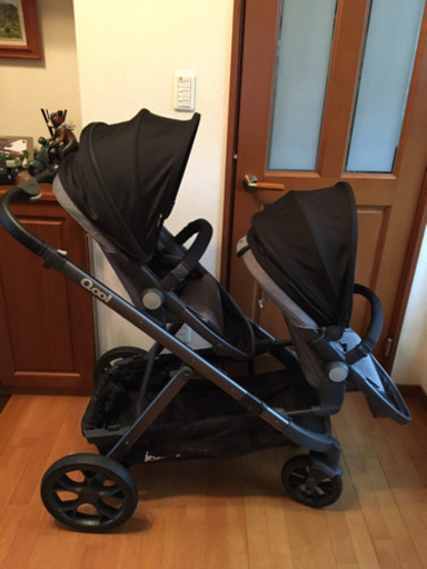 【美品】joovy Qool  2018年式  2人乗り縦型ベビーカー