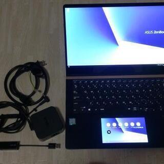 asus zenbook pro UX450FDX Windows10 PRO 本体・ACアダプタ・LAN-USBの画像