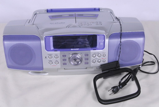 2756 SHARP シャープ MD-F250-A MD Studio MD/CDシステム カセット ラジカセ 2002年製 リモコンなし 愛知県岡崎市 直接引取可 　エビス