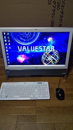 NEC 高性能一体型デスクトップ 4コア8スレッド　Core i7搭載 メモリ大容量8G HDD大容量2T ブルーレイ 大画面21.5インチフルHD高品質IPS液晶　WEBカメラ　USB3.0 Wifi対応 無線マウスキーボード 最新windows10