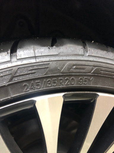 値下げしました！20インチアルミ4本セットガリ傷なし！