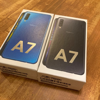 Galaxy A7 ブラック 64GB SIMフリー 2台セットの画像