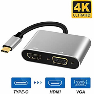 新品 USB C HDMI VGA 変換 アダプタ USB Ty...