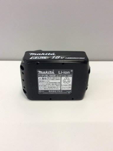 makitaマキタ バッテリ BL1860B 18V 6.0Ah