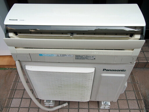 【55】パナソニック エアコン おもに6畳用 CS-222CXR-W