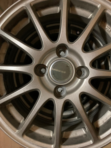 ブリジストン●エコフォルム●15インチ4●穴●PCD100●5.5J●オフセット45