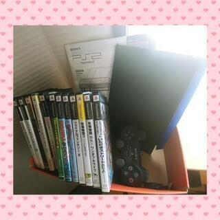 【終了】プレステ２本体&ソフト１２本&メモリカード2個セットの画像