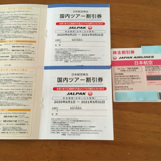 JAL株主優待チケットなど