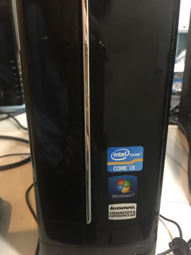 Lenovo H330 + モニター セット レノボ　スリム デスクトップPC 動確 パソコン