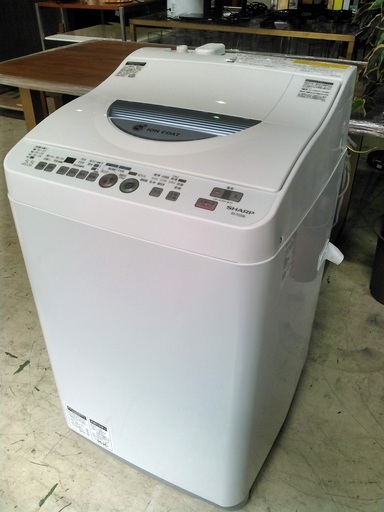 ◆安心の一年保証！タテ型 洗濯乾燥機　 5.5㎏　 SHARP/シャープ 　2015年 　ES-TG55L-A 　 No.1320062501　ガーランド草加