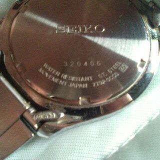 SEIKO セイコー 7T92-0CC0 クロノグラフ クォーツ腕時計 海外モデル 黒文字盤の画像