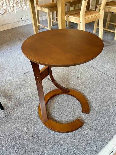 中古　オーク材　サイドテーブル