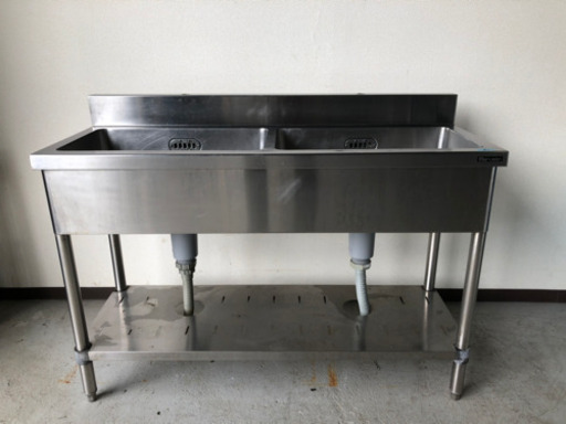 【激安処分】マルゼン　2槽シンク