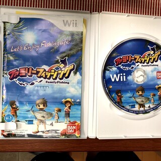 Wii ファミリーフィッシング　さおコンセット　【完品・箱アリ】の画像