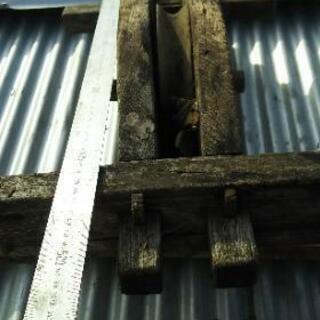 滑車 木製の画像