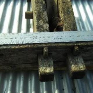 滑車 木製の画像