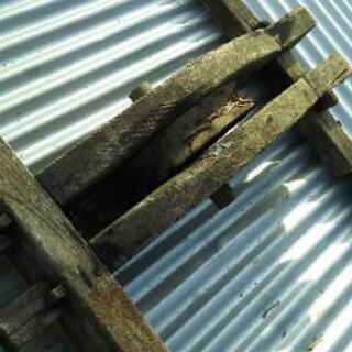 滑車 木製の画像