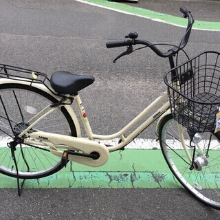 自転車　チャイルドシートOK　ママチャリ　通勤　通学にも◎