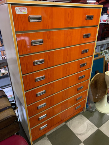 昭和レトロ　昭和家具　タンス　チェスト　中古