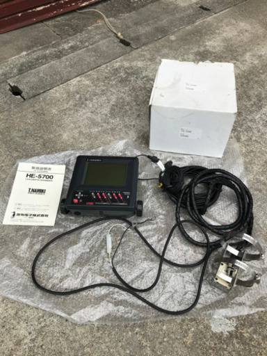 ホンデックス　HE-5700 T.NAMIKI 400Hz 107Hz 水温計