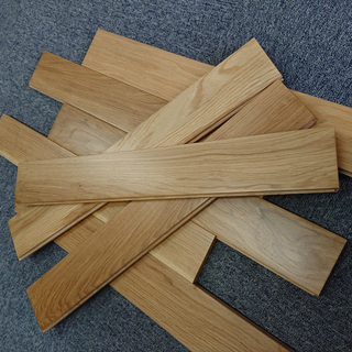 矢島乾燥木材 パーシャルフローリング ナラ無垢 15×75 DIY 美品の画像