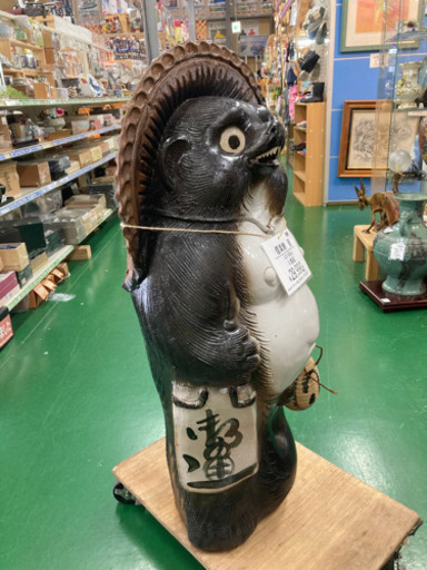 ★値下げしました★【愛品倶楽部柏店】信楽焼 　狸 ﾀﾇｷ 置物 縁起物 高さ:約95cm【管理No:112-042347 002】柏市周辺 出張買取 持込買取 引越し 処分 不要 生前整理 遺品整理 ご相談を！ 松戸 流山 我孫子 ﾘﾕｰｽ ﾘｻｲｸﾙ【店舗同時販売中】