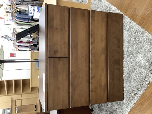 無印良品　バーチ材4段チェスト【トレファク　川越店】