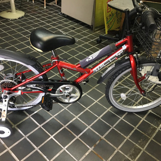 20インチ　子供用自転車　5段変速　補助輪付き