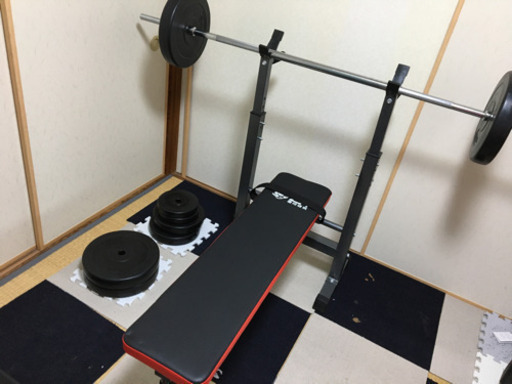 ベンチプレスセット　スクワット