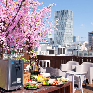 表参道のビルの屋上でBBQ party イベント