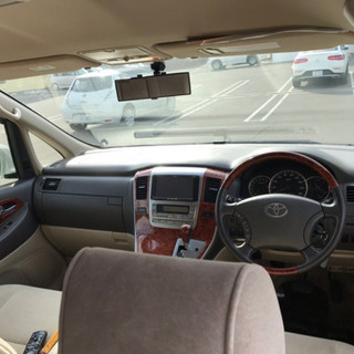 値下げ■車検ほぼ満タン◾️トヨタ◾️アルファード◾️4WD◾️2400cc◾️パールホワイト◾️車検ありの画像
