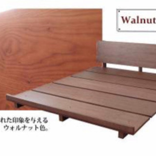 新品  フロア ダブルベッド の画像
