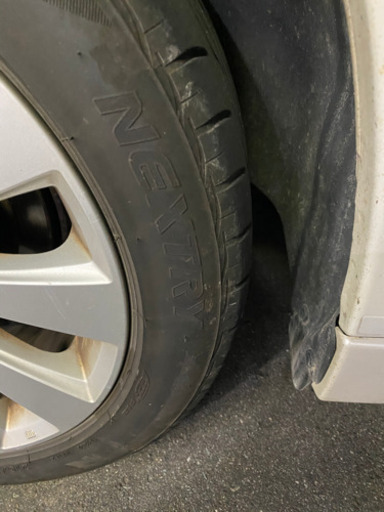 ブリジストンタイヤ　スバル純正ホイール付き