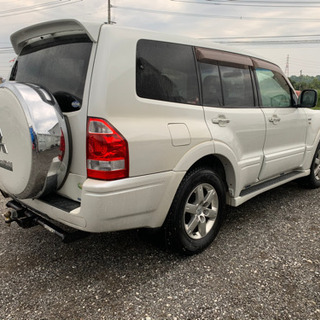 パジェロ　平成17年式　走行17万キロ　車検なし　ナビ　DVD再生　4WDの画像