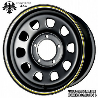 U.S.Daytona 4x4 ホイール4本セット17x8.0J OFF+35/PCD150 100系ランドクルーザー他 200系装着不可注意：ローオフセット/チューン用サイズ